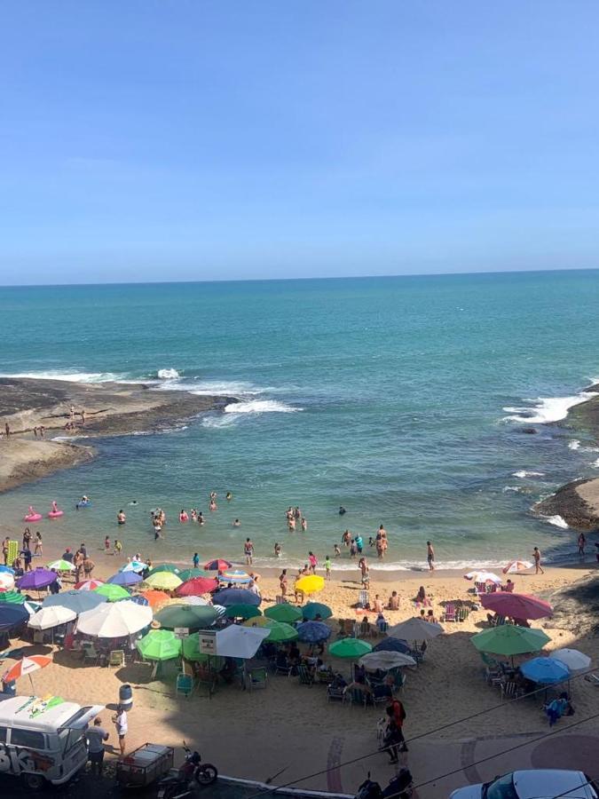 Apartamento Pe Na Areia E Aguas Tranquilas No Centro De Guarapari Exterior foto